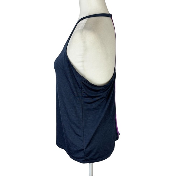 Athleta Blue Sleeveless Relaxed Tank Top Size M - Picture 3 of 6